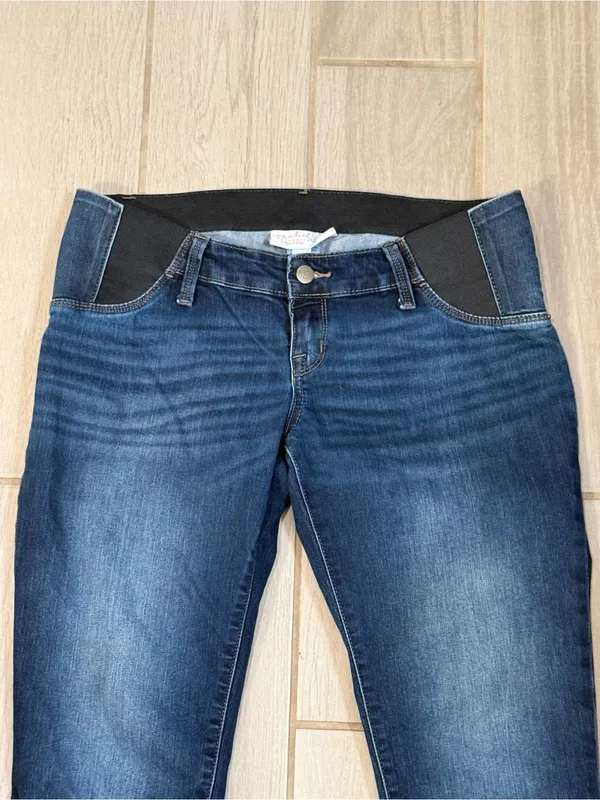 Isabel Maternity by Ingrid & Isabel Slim-Fit Jeans in Dark Blue - Image 3