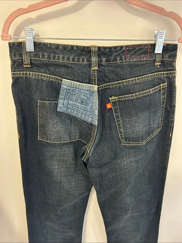 X2 Denim Patchwork Jacket Jeans Set Size undefined - Image 7