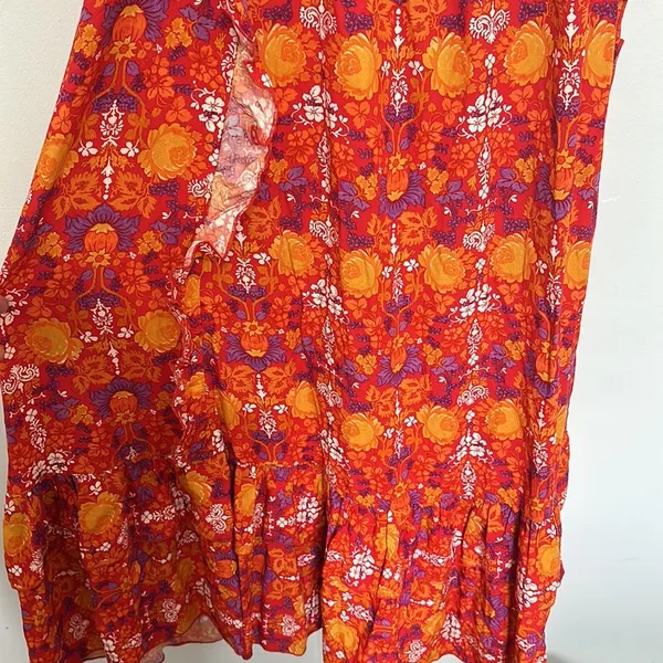 Abel The Label Floral Marrakech Summer Lovin Maxi Dress Women's Size small - Image 3