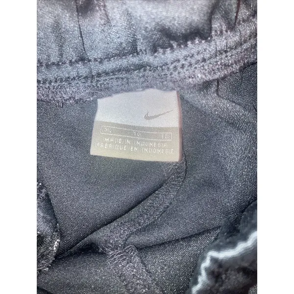 Vintage Nike Track Pants‎ Mens M Black Dri-Fit Baggy Wide Leg Active Gym Y2K - Image 9