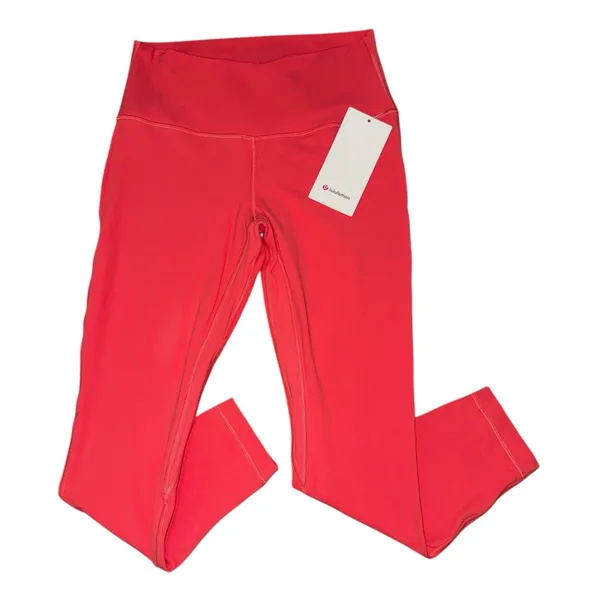 Lululemon NWT Align HR 25” Leggings Pink Lychee Size 10 High Rise Nulu - Image 2