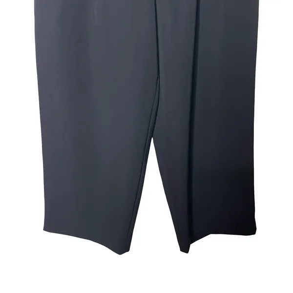HaaT Issey Miyake black high waist wide leg crop trousers sz 1 US XS - Image 4