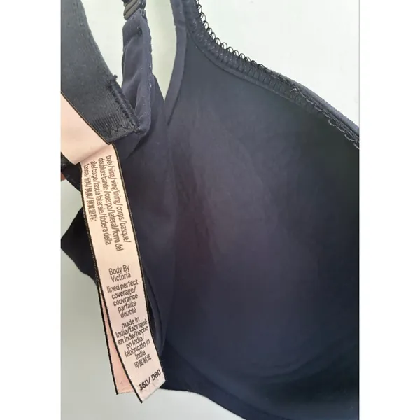 Victoria's Secret Bra Lined Perfect Coverage 36D Everyday Navy - Image 4