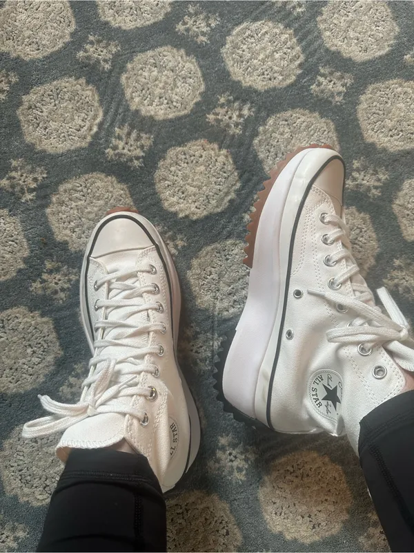 Converse Chick Taylor Run Star Hiking white high top canvas size 9 NWOT $110 - Image 4