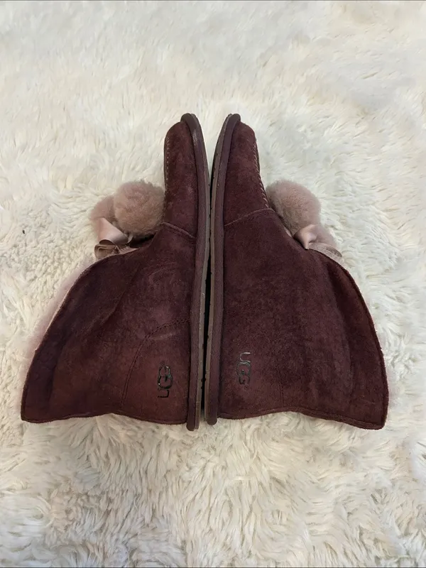 Ugg Kallen Stout Suede Sherpa Slippers - Image 3