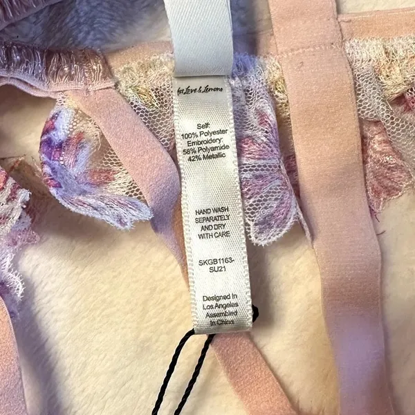 NWT For Love & Lemons April Bloom Garter Belt - Small - Image 4