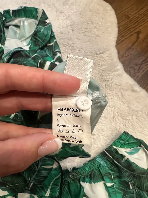 Amazon Tropical Print Pajama Set - Image 3