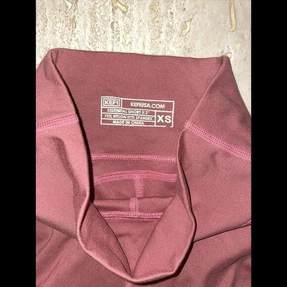 Women's KEFI Lana Seamless Workout Short‎ Pink Sz XS - Image 2