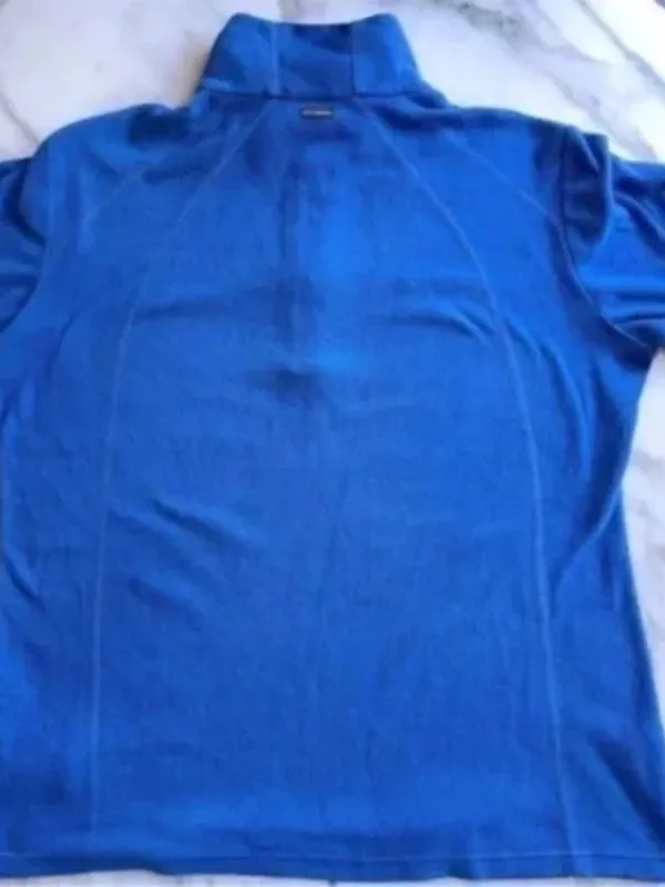 Columbia Women's Blue 1/4 Zip Pullover Sweater - Image 2