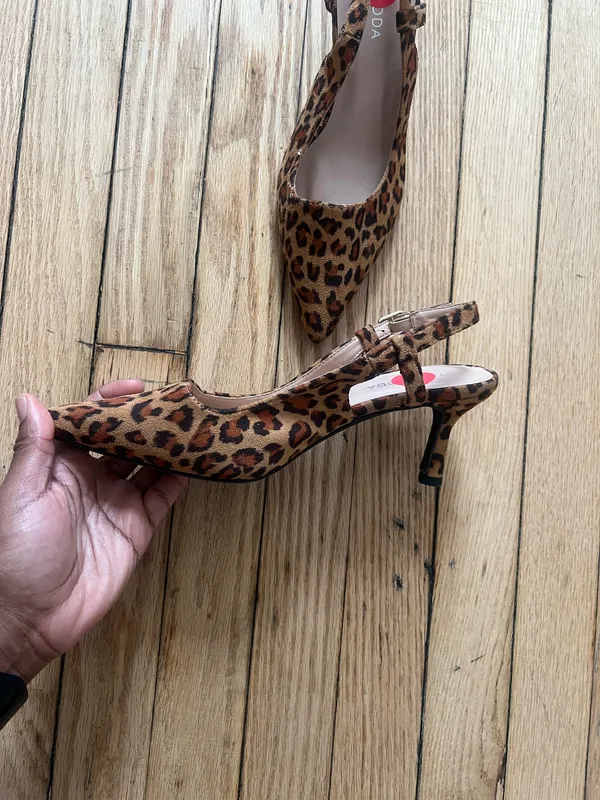 Top Moda Leopard Print Heels - Image 3