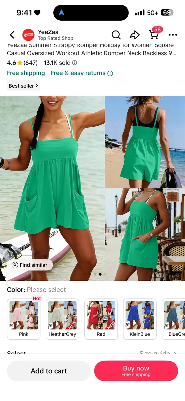 YeeZaa Strappy Romper for Women - Image 2