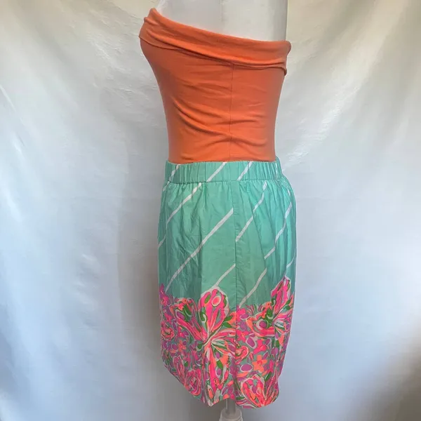 Lilly Pulitzer Fleur Sandbar Crash Landing Dress Sz XS Coastal Preppy Tropical - Image 7