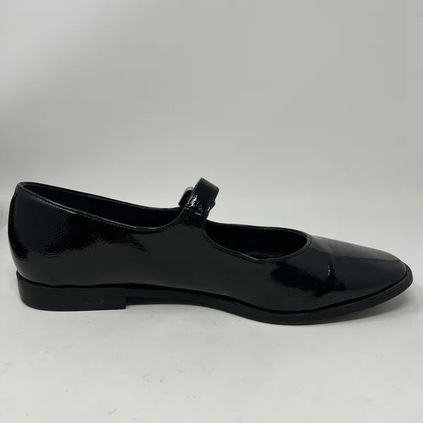 Steve Madden Solanna Mary Jane Flats Women's Size 10M‎ Black Patent Faux Leather - Image 7