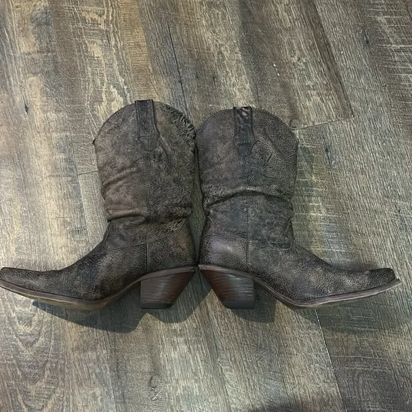 Durango Women's Slouch Western Boots 11”‎ Brown Size 7 M - Image 5