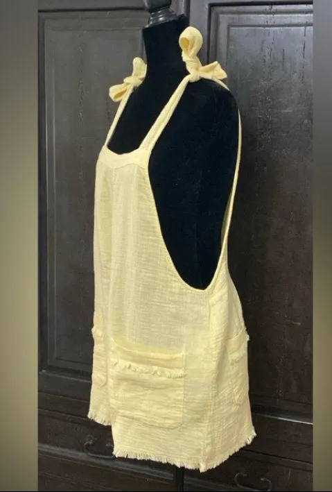 Billabong Soft Yellow romper - size Large / New w/tag - Image 2