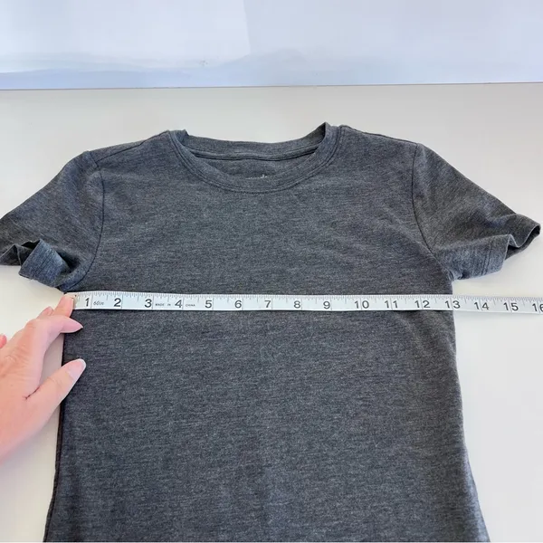 nuuds Women's Short Sleeve Crewneck Bodysuit‎ Cotton Stretch - Image 3