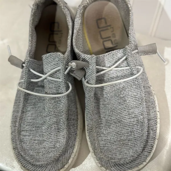 Hey Dude Wendy Stretch Cloud Women’s 7 Gray Slip On Casual Shoes Lightweight - Image 3