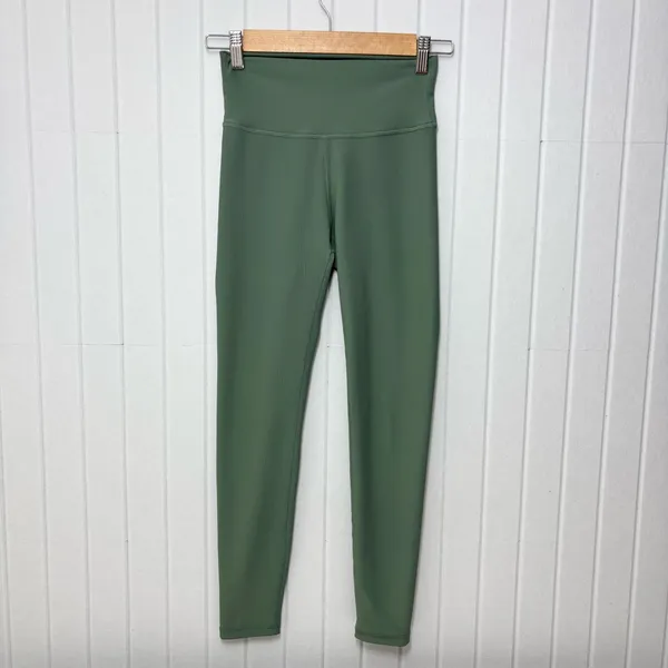 Willow Women's Athletic Olive-‎ Green Leggings size S - Image 2