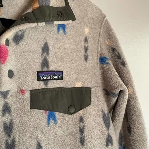 Patagonia Wish Tails Quarter Snap Synchilla - size Small - Image 3