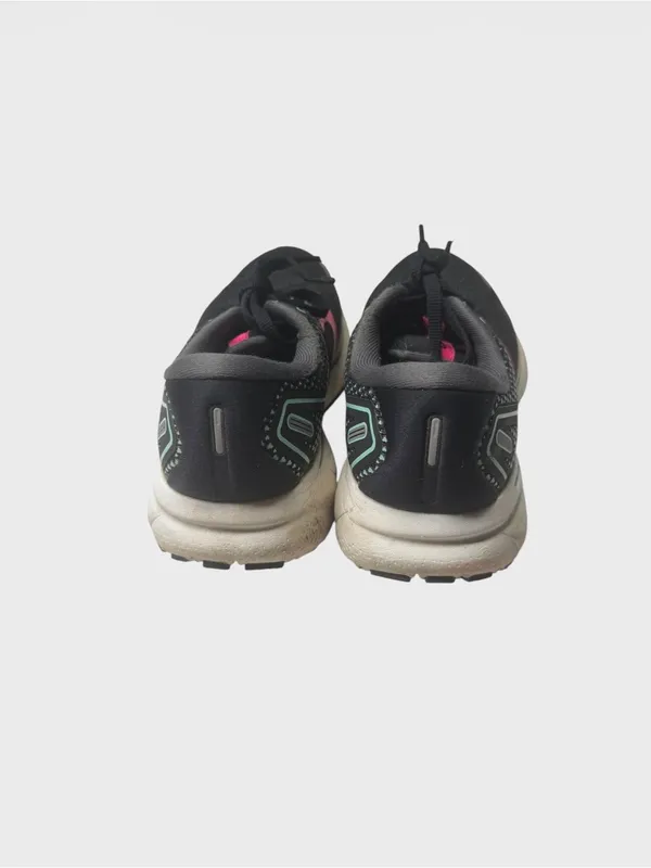 Brooks Women's Black Running Sneakers with Pink and Teal Accents - Image 7