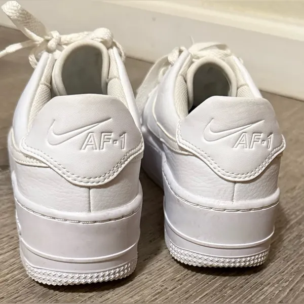 Nike Air Force 1 Sage Low White Platform Sneakers | Women’s Size 6 Street Style - Image 5