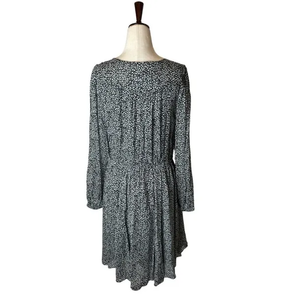 Maeve Anthropologie Black And White Leopard Print Carolyn Mini‎ Dress Size S - Image 4