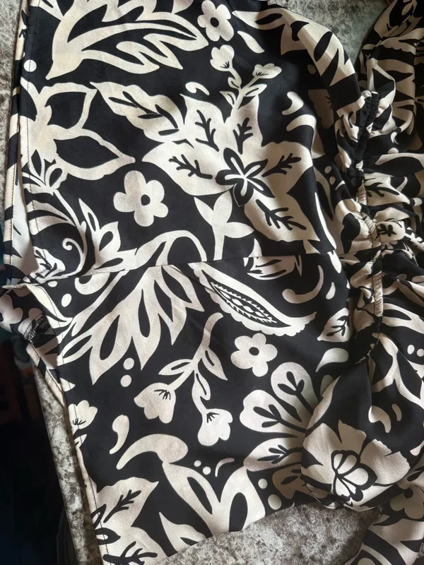 HYFVE black and cream botanical-print Romper - Image 5