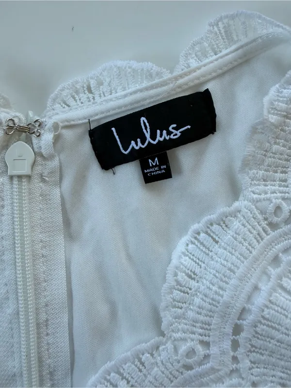 Lulu’s Angel in Disguise Lace Dress size Medium - Image 8