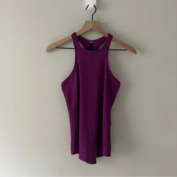 Lululemon Simply Bare Tank in Aurora / Black Nulu Racerback Top Yoga Athletic - Image 3