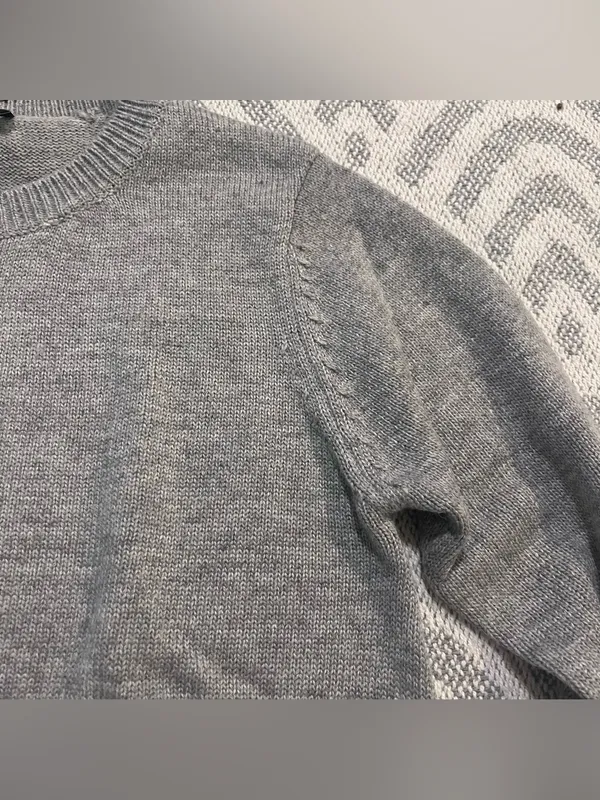 ZARA WOMAN Grey High-Low Knit Sweater NWT - Image 3
