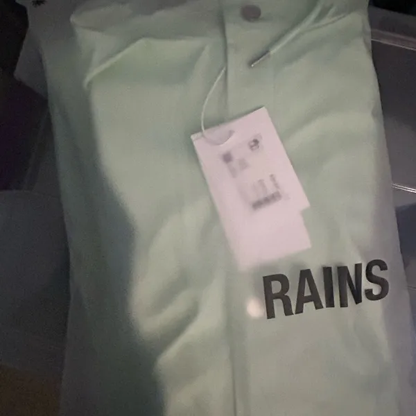 Rains Hooded Raincoat Size XL - Image 5