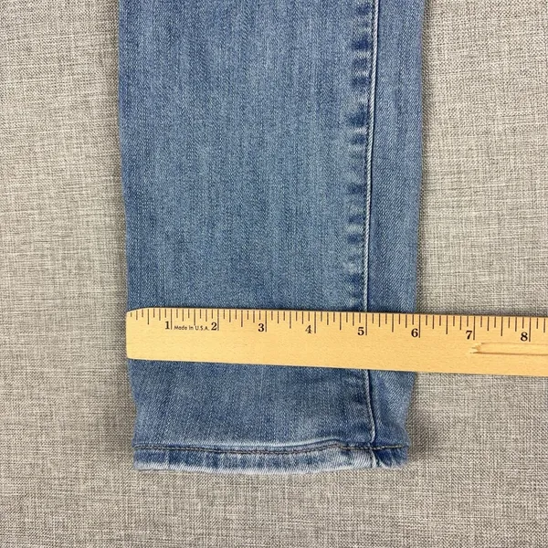 Paige Skyline Skinny Jeans Womens 27 Light Wash Blue Mid Rise Stretch Denim - Image 4
