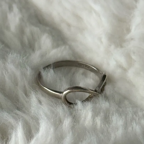 Sterling Silver Infinity Symbol Ring - Image 2