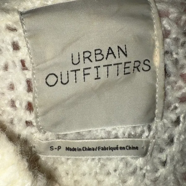 Urban Outfitters Gemini Cream Striped Sleeve‎ Turtleneck chunky knit Sweater - Image 8