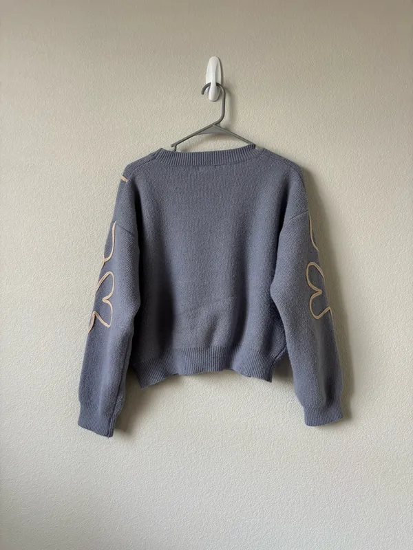 Blue Floral Crewneck - Image 5