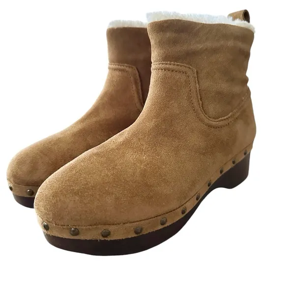 NIB MADEWELL The Marceline Clog Boot in Shearling Toffee Size 5 - Image 5