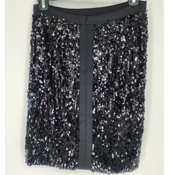Vintage Teenflo Sequin Mini Skirt Black– Women’s 2 - Image 3