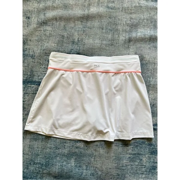 Fila White Peach Pink Athletic Golf Skort Medium - Image 2