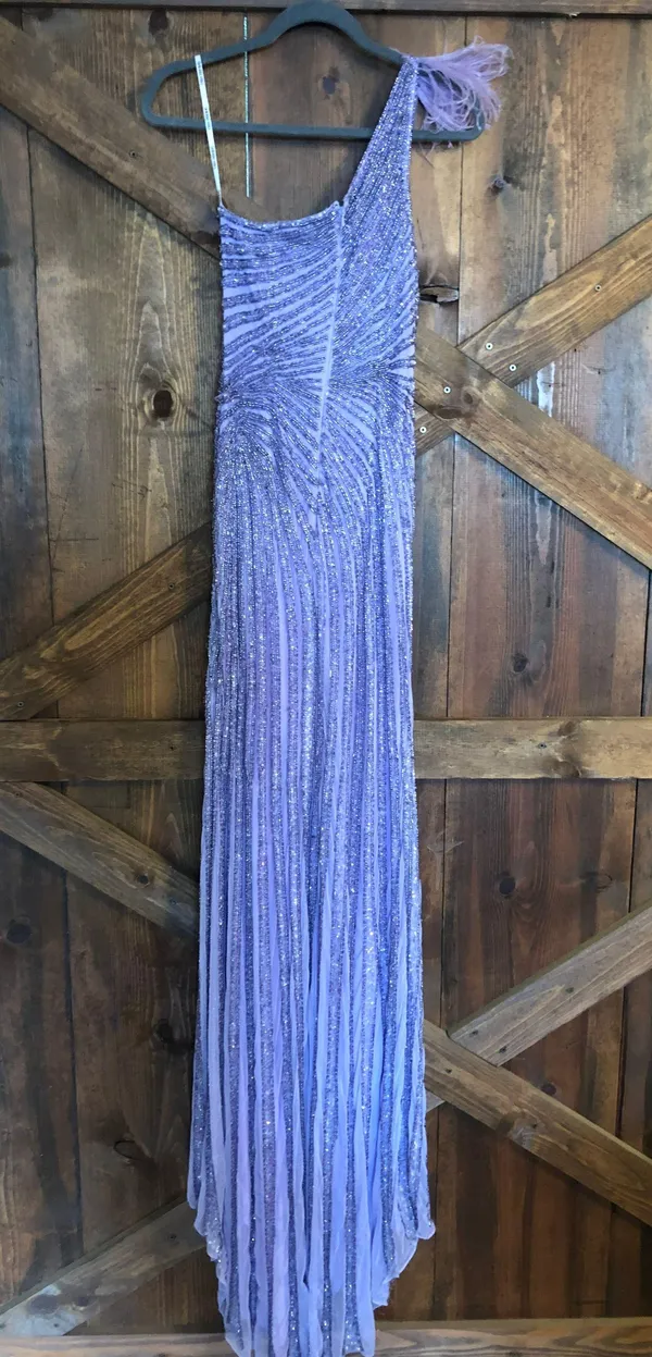 Sherri Hill Purple Prom Dress - Image 3