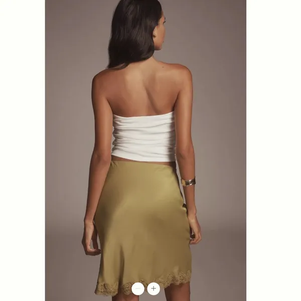 Anthropologie The Tilda Knee-Length Slip Skirt: Scallop Lace Edition - Image 3