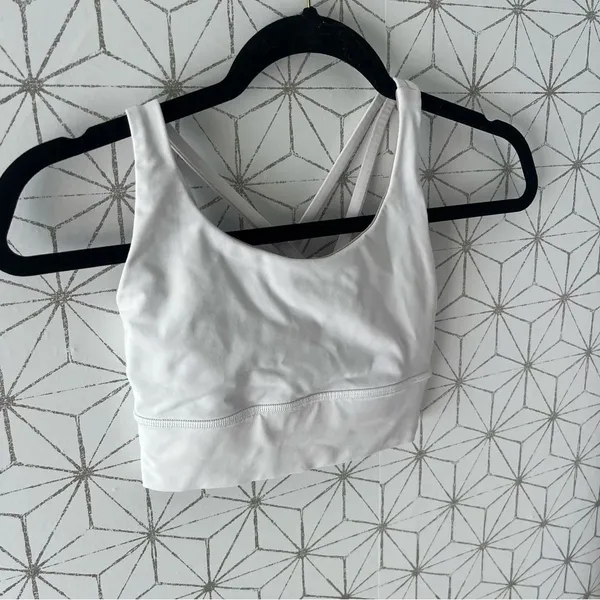 Lululemon Energy Bra Longline White - Image 2