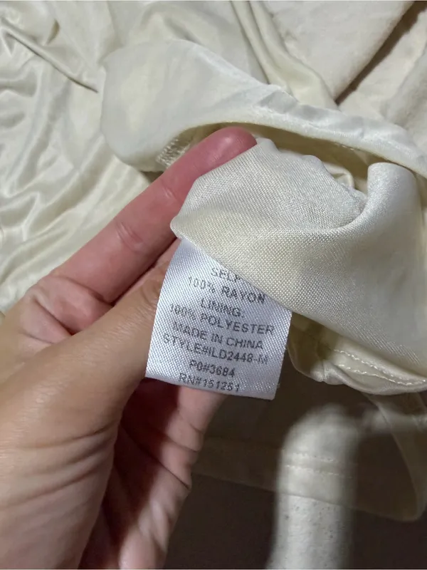 Baltic born Light Beige Flowy Dress large - Image 6