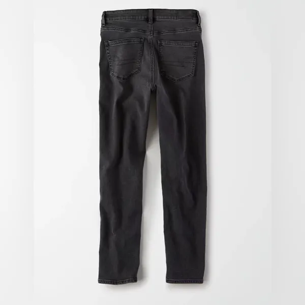 American Eagle Stretch Mom Jean in Black Size 4 Regular - Image 4