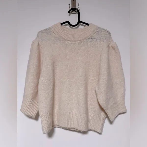 & Other Stories Puff Short Sleeve Top Size Medium - Image 2