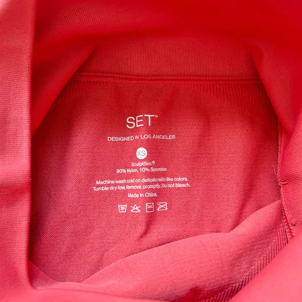 SET Active Sculptflex Seamless Leggings Coral Pink Size XS - Image 5