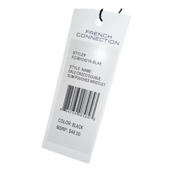 FRENCH CONNECTION Dale Croc DoubleSlim Pouches‎ Wristlet NWT Zippered $48 MSRP - Image 3