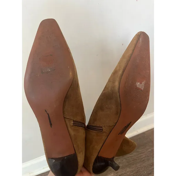 MADEWELL The Ciel Glove Ankle Boot in Warm Chestnut Suede Size 8 - Image 9