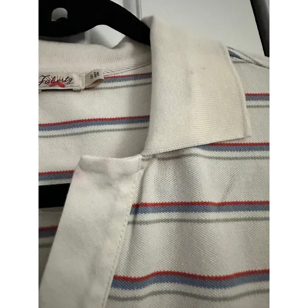 Faherty Women's Striped Polo Shirt Dress - Short Sleeve Casual Small‎ - Image 8