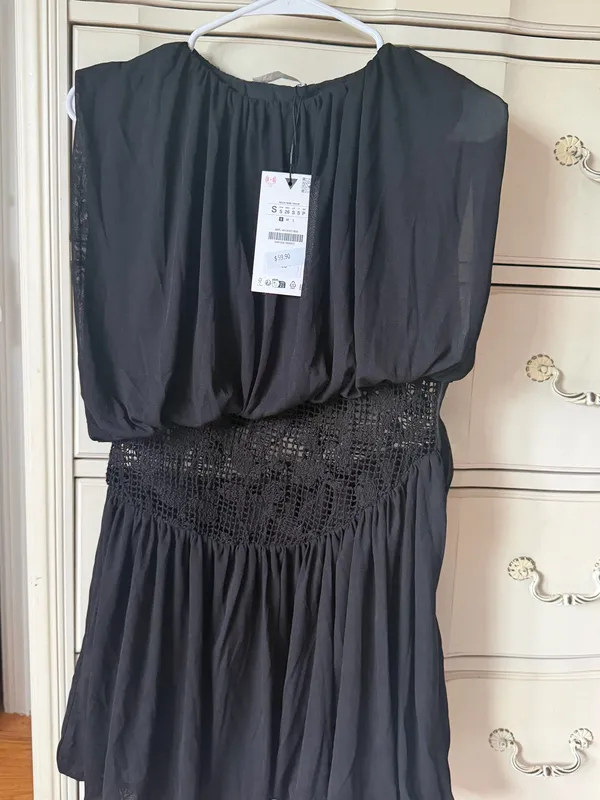 Zara combination crochet dress  - Image 2