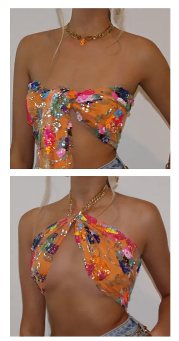 Sequin White Top Multiple - Image 7